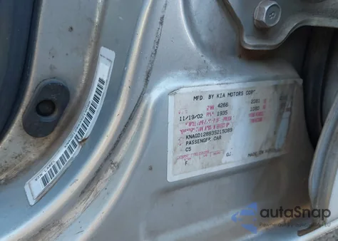 2003 Kia Optima Lx V6/Se V6 z USA, uszkodzony, nr VIN KNAGD128835215089